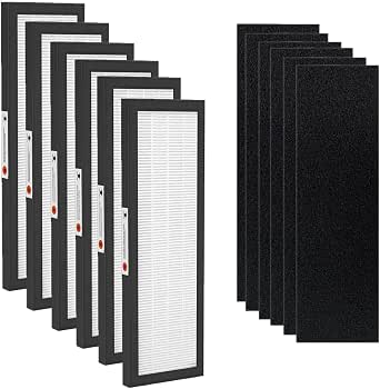 4x HEPA-Filter B + 4 Vorfilter – Ersatz Für Germ Guardian AC4825, AC4850, AC4900