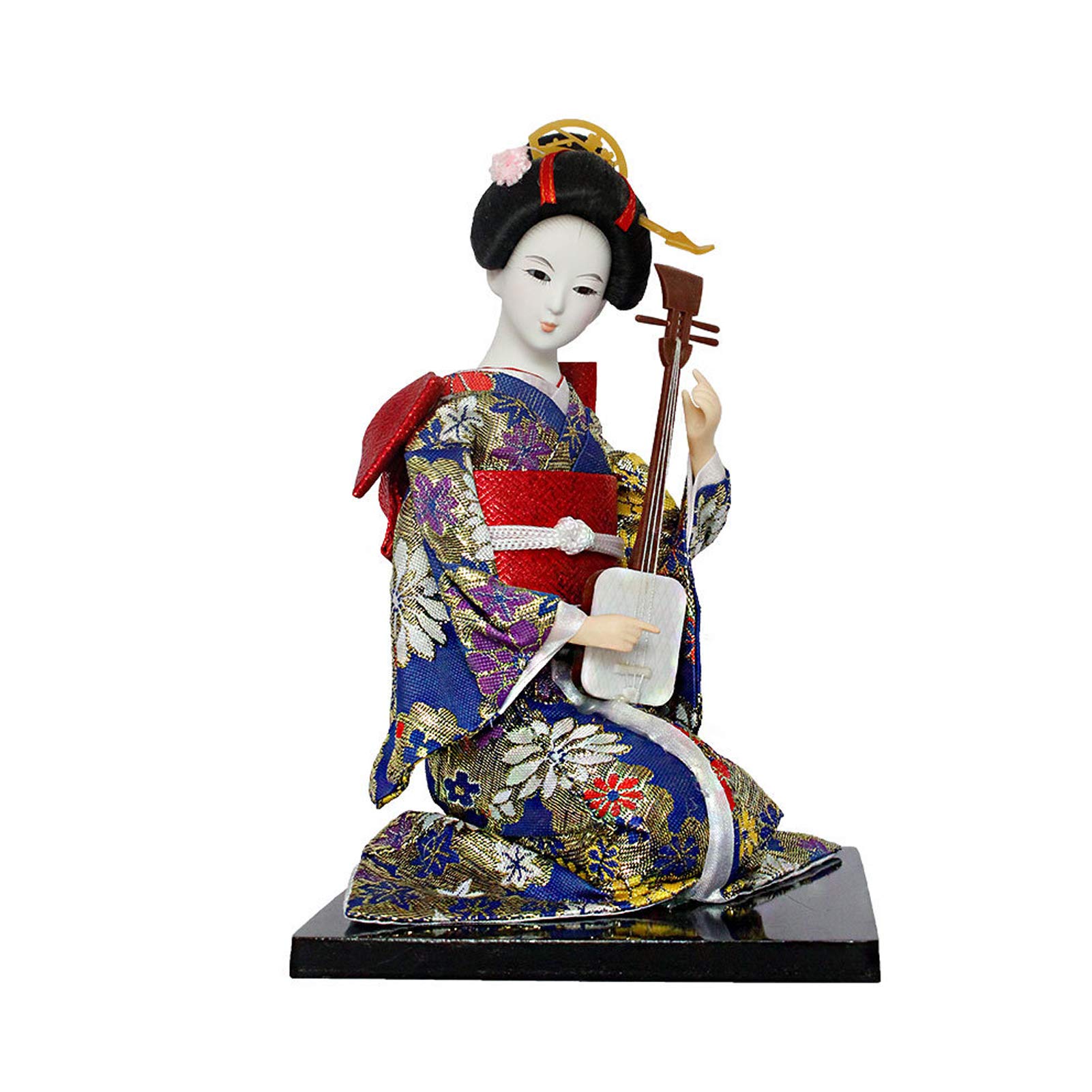 Siunwdiy Japanese Geisha Doll Ornaments Handicrafts Statuette Japanese Resin Creative Folk Ethnic Figurine Gift for Home Store Office Bedroom Gardening,C,12" (30cm) โ image 1