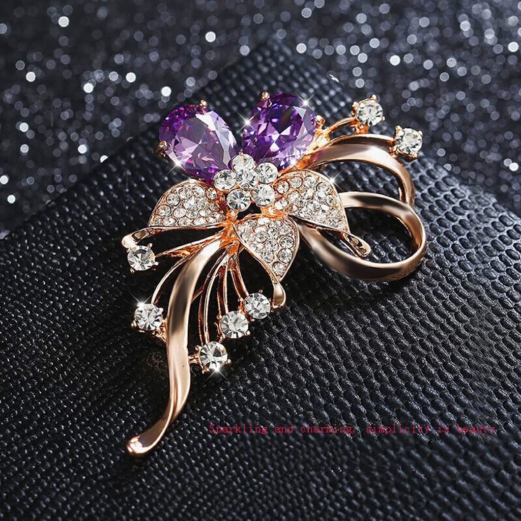 Llife】BOTTON BROOCH 30Pcs Brooches for Women, Flower