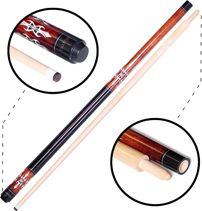 Taco de Billar Buffalo Triton S3 Carom 3-Bandas 141 cm con Estuche miniatura 5