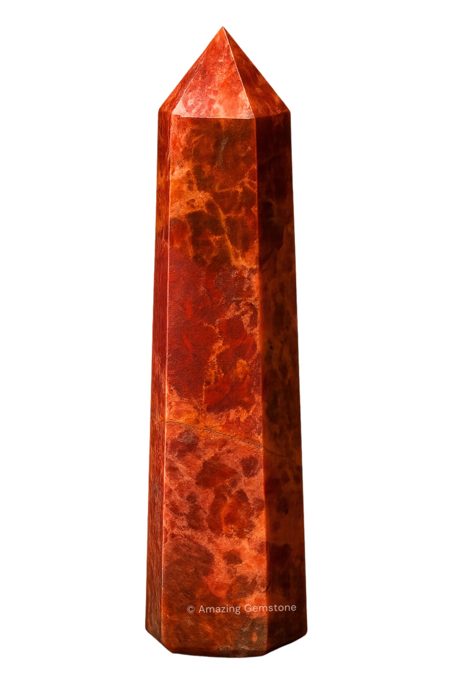 Amazing Gemstone Brecciated Jasper Crystal Towers ~ Natural Healing Crystal Point Obelisk for Reiki Healing and Crystal Grid (2" to 3" INCH)