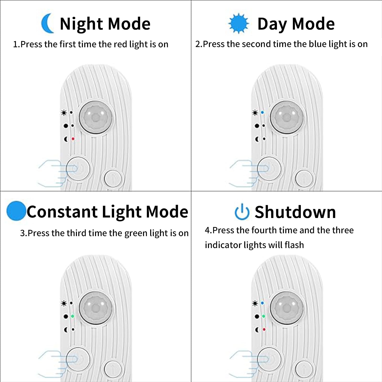 Clearhill 5V Motion Sensor Dimmable USB Rechargeable COB LED Strip Lights,Built-in 1500mAh Battery,Three Modes,6.56FT/2M,Natural White 4000K,320LEDs/M,Night for Closet,Wardrobe,Bed,Stairs,Kitchen