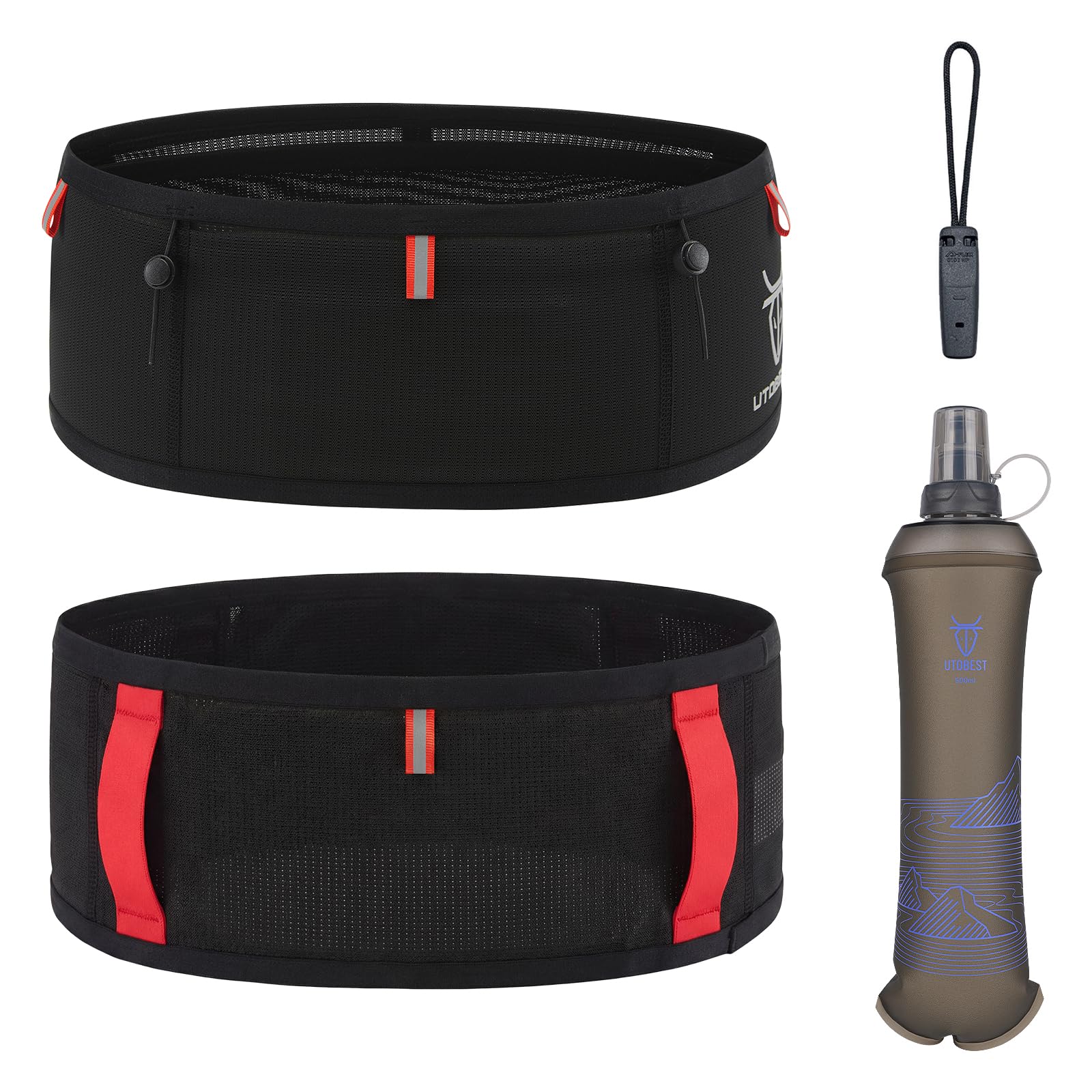 UTOBEST Running Belt for Men & Women, No Bounce Running Waist Pack, B7 Pro