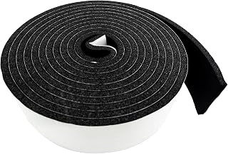 Dichtungsband Selbstklebend, Schaumstoff Dichtungsband, Multifunktionale Neopren Schaumstoffplatte für Türen Fenster, Türdichtung Wetterfest, Kollision Siegel Schalldicht, (50mmx6mmx4m)