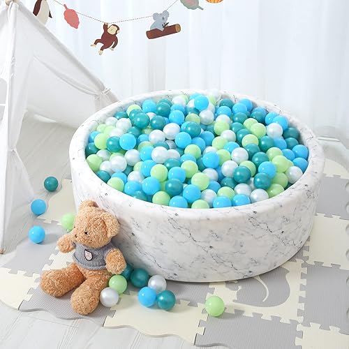 Vista 95 de STARBOLO Ball Pit Balls for Toddlers Phthalate Free BPA Free Non-Toxic Crush Proof Play Balls for Toddlers Kids Pool Playhouse Pack of 100 200 500