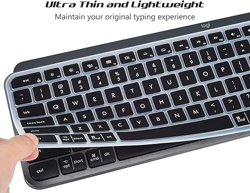 Miniatura 5 de Logitech - Funda de silicona para teclado Logitech MX KeysLogitech Craft Advanced Wireless Keyboard, accesorios Logitech MX, protector de teclado