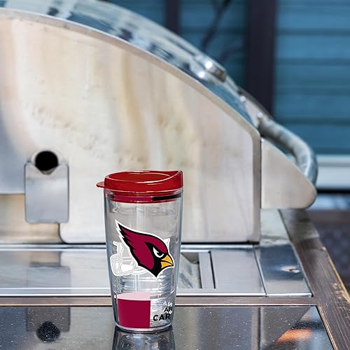 Miniatura 122 de Rico Industries NFL - Vaso clásico de fútbol americano de doble pared, 16 oz o 20 onzas, tapa W