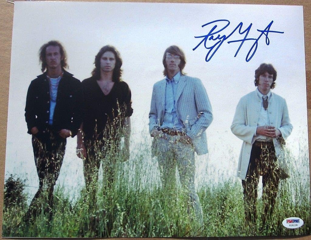 Ray Manzarek The Doors Keyboard Player signed 11x14 photo autograph