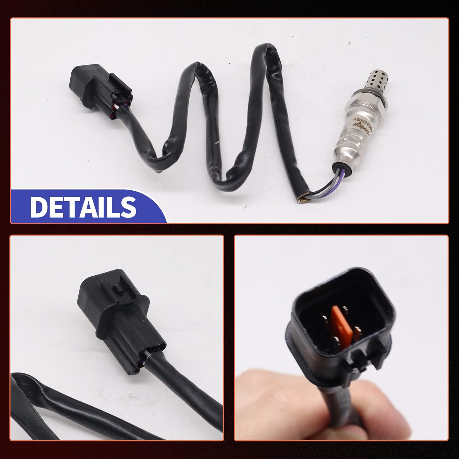 HiSport 250-24988 Oxygen Sensor Compatible with Hyundai Elantra 2011-2020 Elantra GT 2013-2014 Kona 2018-2021 Sonata 2016-2019 Tucson 2019-2021, Kia Forte 2014-2023 Forte5 2014-2016 Optima Seltos