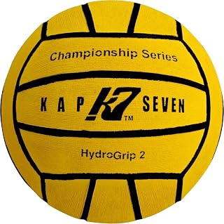 KAP7 Yellow Hydrogrip Water Polo Ball - Size 2