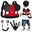 Accmor Toddler Harness Leash, Cute Kids Leash + Black Anti Lost Wrist Link for Outdoor Travel, Adorable Baby Leash Child Walking Harness Wristband Assistant Strap Mini Belt Protector for Boys Girls
