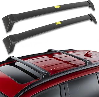 SCITOO Roof Rack Cross Bars Fit For Toyota Corolla Cross 2022 2023 2024 165LBS,Heavy Duty Aluminum Roof Crossbars Rooftop Luggage Kayak Racks Carrier Black