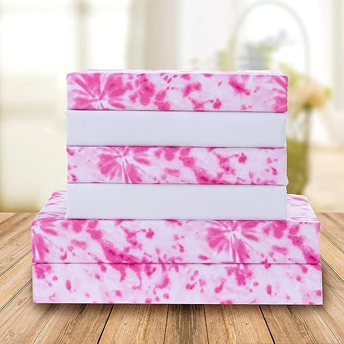 Miniatura 2 de Elegant Comfort Aria Tie-Dye - Juego de sábanas de 6 piezas, 1500 microfibra de calidad prémium hotelera, teñido anudado en espiral, suave,
