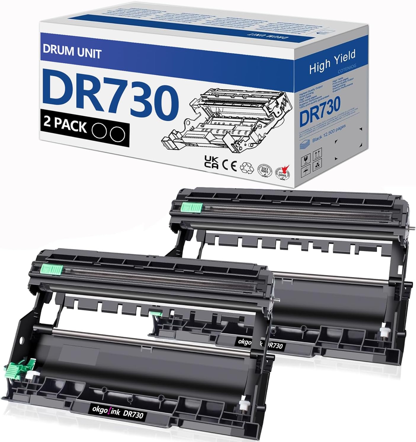 OKGO!INK DR730 Compatible Drum Unit (Not Toner) Replacement