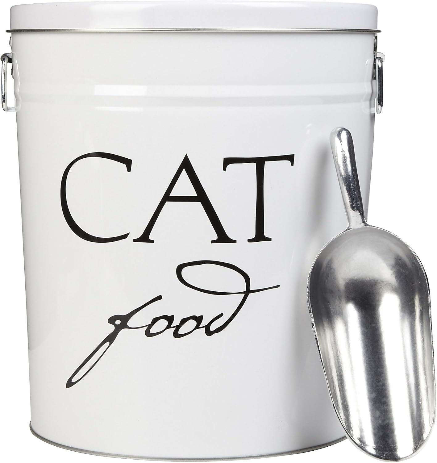 Harry Barker Cat Food Storage Can White 3.5 Gallon Amazon.ca Pet