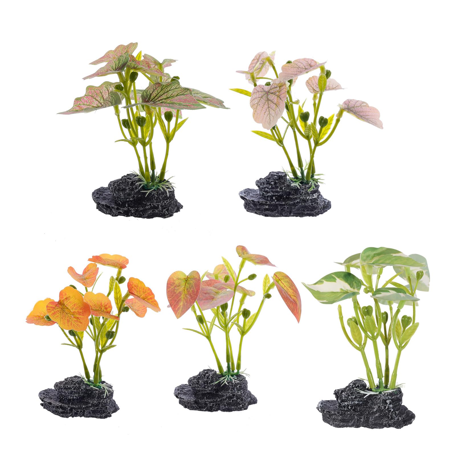 Nucelit Aquariums Landscape Artificial Plant Fish Tanks Landscaping for Shrimp Breeding Landscape Ornaments Artificial Plant for Fish Tanks & Shrimp Habitat Decor