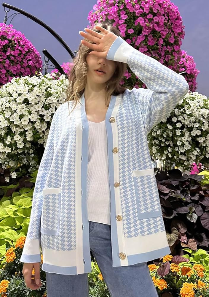 ローブブランBasket Knit Cardigan グレー Basket Knit Cardigan – L'AUBE BLANC