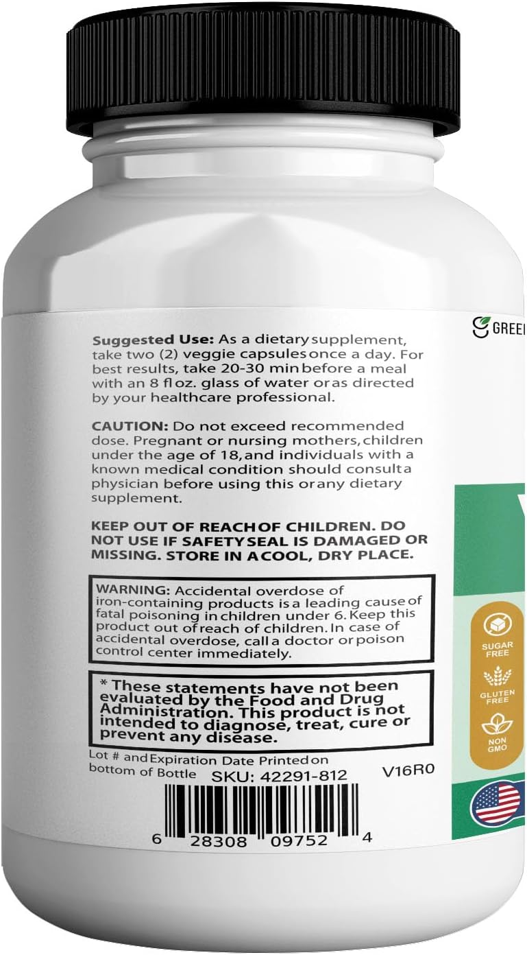Max – Brain & Focus Support Supplement – Extra Strength Neuro Formula with Vitamins, Minerals & Herbal Blend – Supports Clarity, Alertness & Energy – 60 Capsules (1) - Image 5