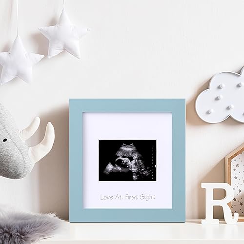 Miniatura 8 de eletecpro Sonogram - Portarretratos con ultrasonido de 3 x 4, marcos de fotos de ultrasonido para anuncio de embarazo, regalos únicos para mujeres