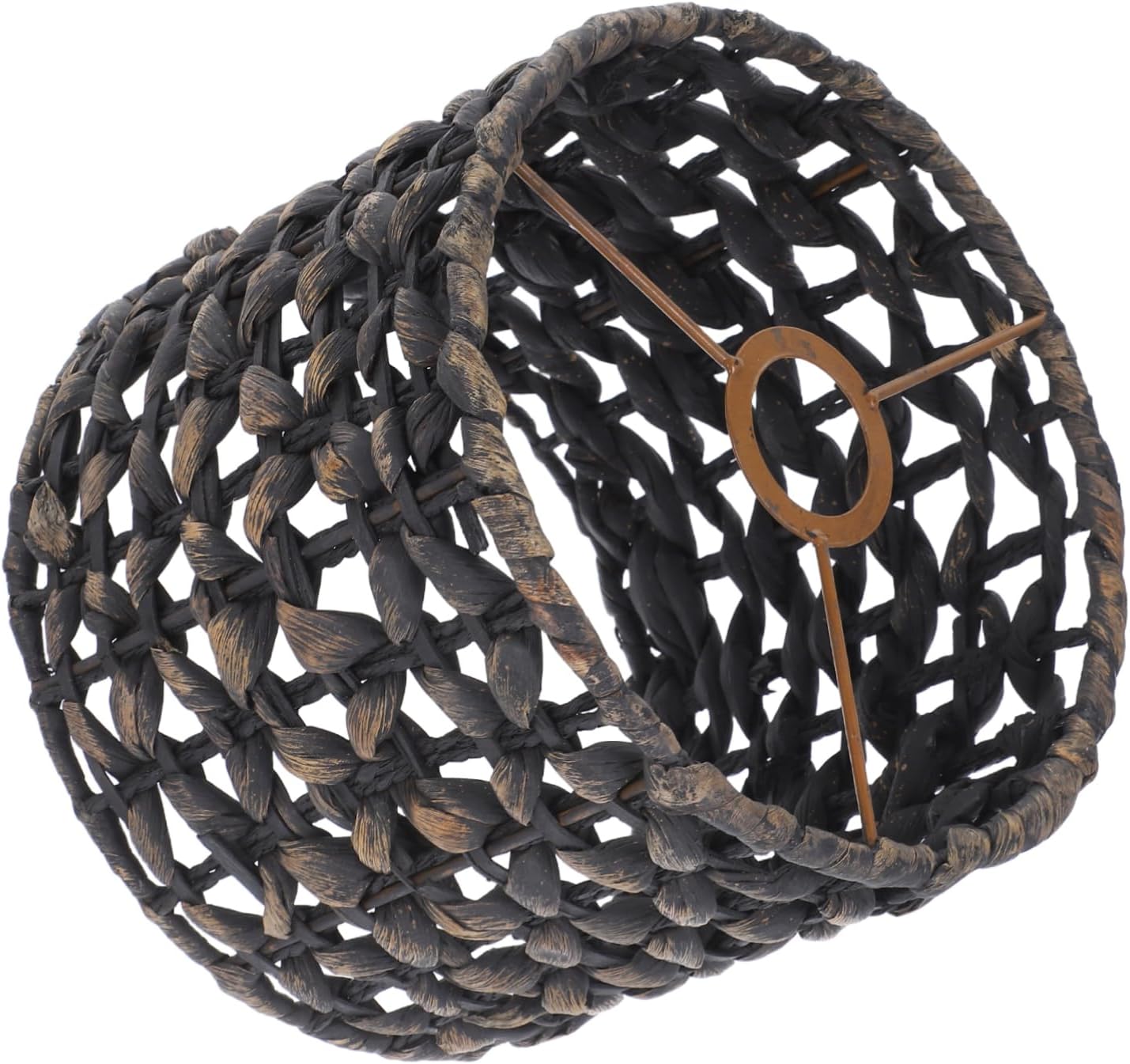 Garneck Hand Woven Rattan Lamp Shade Natural Gourd Grass Design for Dining Room Bedroom and Living Room Decor Easy to Maintain Versatile and Lighting Fixture