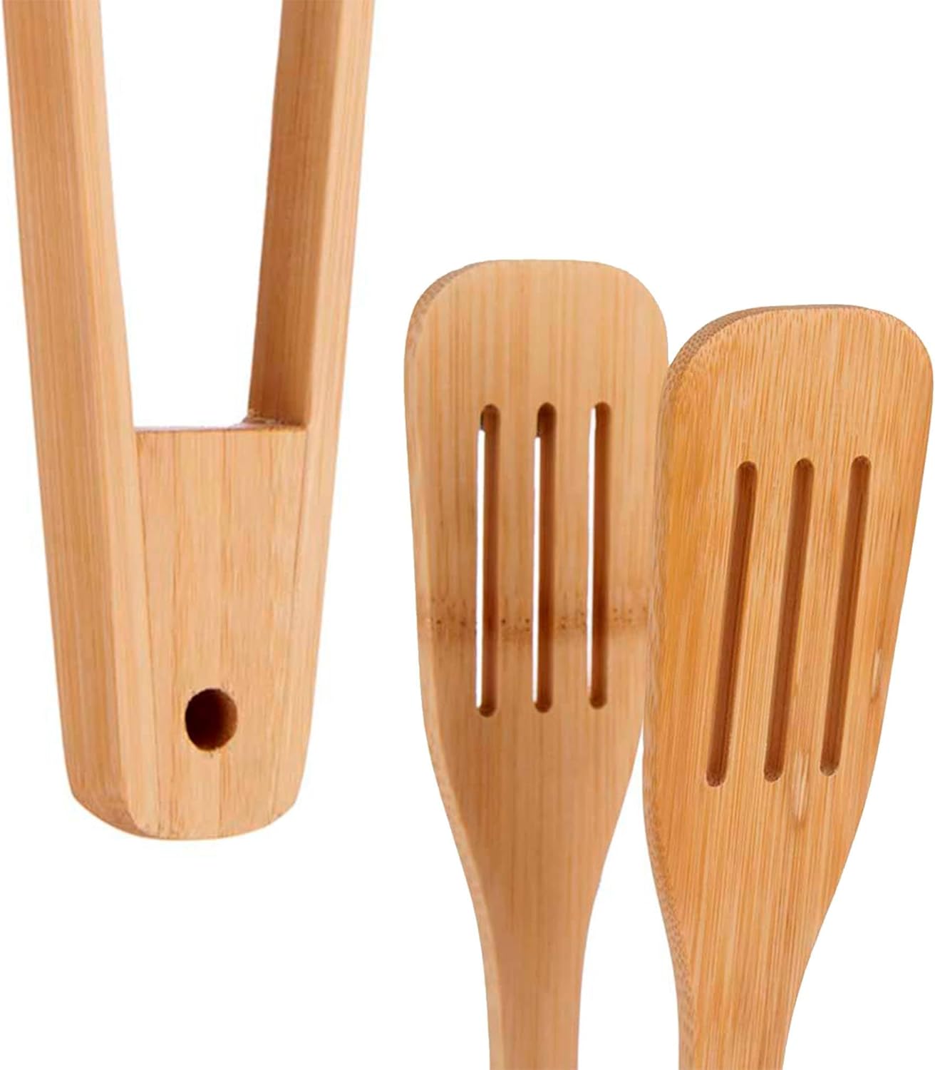 KINVARA collection bamboo kitchen tongs