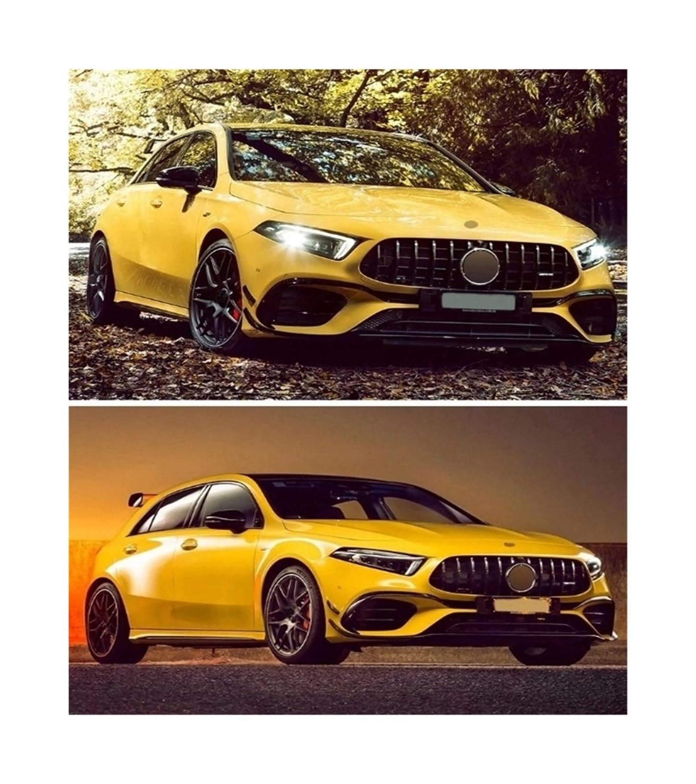 Kratka samochodowa kompatybilna z Mercedes Benz Klasa A W177 W176 A35 A180 200 250 260 2019 2020 2021, czarny przedni zderzak Panamericana GT Grille A45 Style(B GT 16-18)