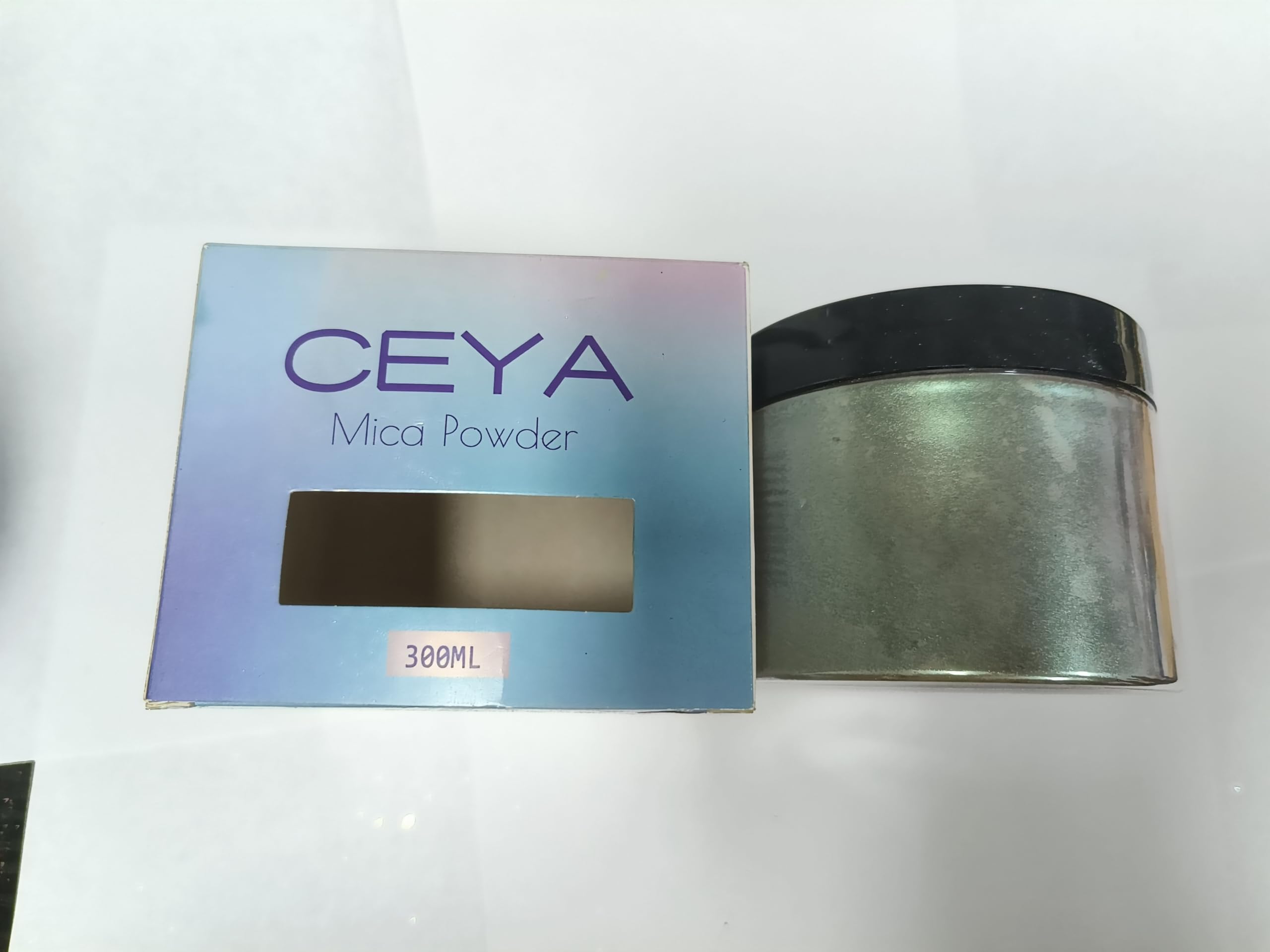 Ceya Mica Polvere 5.3oz/ 150g Verde Oliva Perlato Pigmento Polvere per Epoxy, Rullo, Bomba da Bagno Slime, Tintura di Sapone, Slime, Candela, Resina Artigianato Pittura Gioielli Smalto