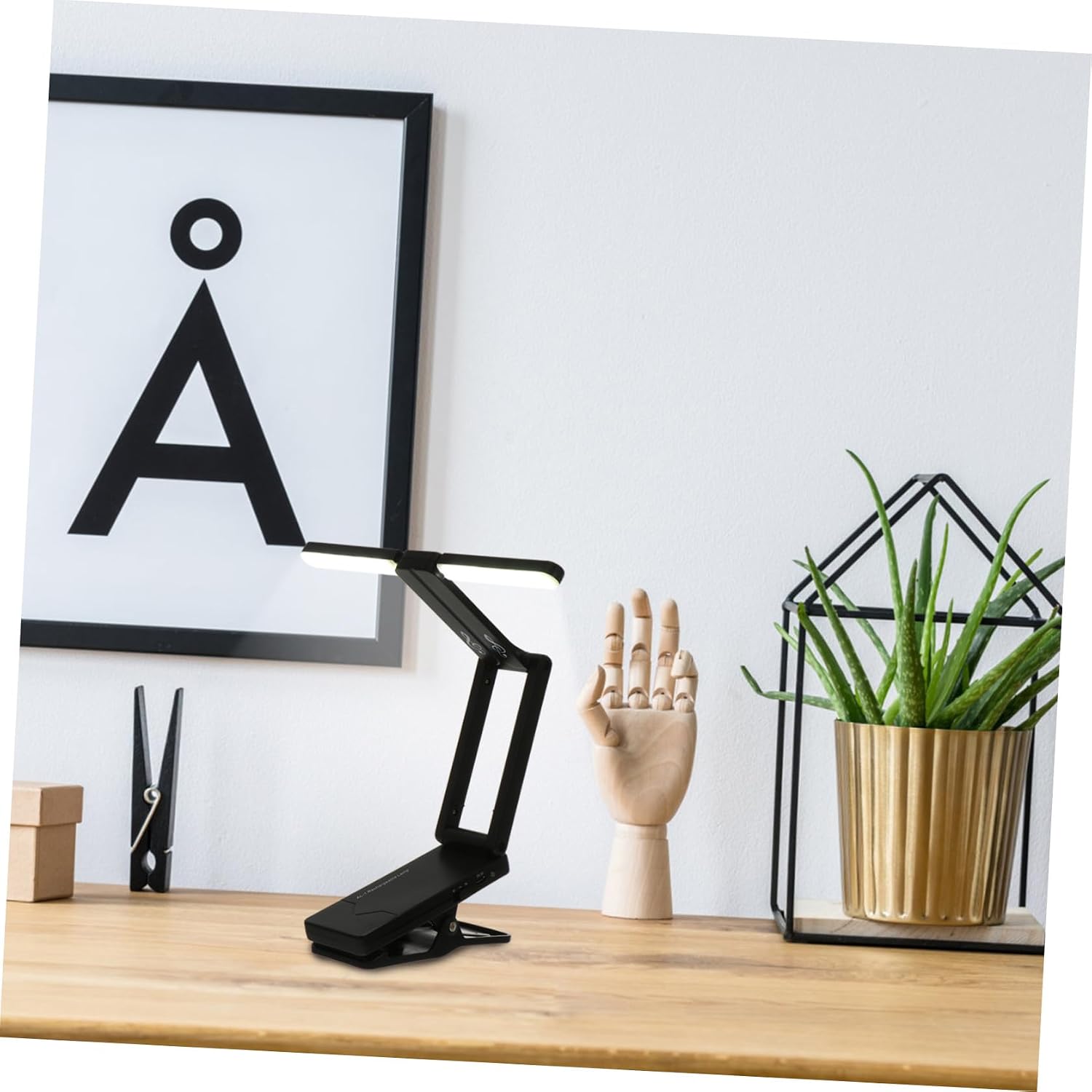 BESPORTBLE Height Rechargeable Music Stand Light Clip Lamp for USB for Guitar Player