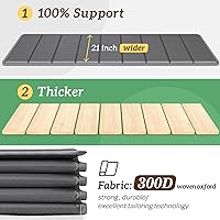Vista 2 de Jin&Bao Soporte de Cojín de Sofá para Hundimiento, Soporte de Cojín de Sofá de Madera Maciza Resistente 21"-67.5" para Sofá de 3 Asientos - Tabla
