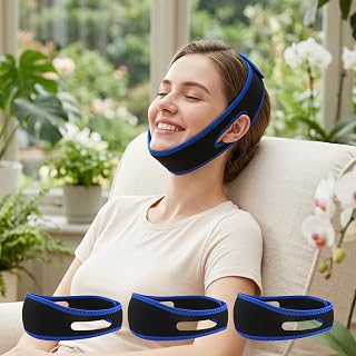 Kinnband Schlafapnoe Kinnriemen Schnarchen Anti Schnarch Kinnriemen 3 Pcs