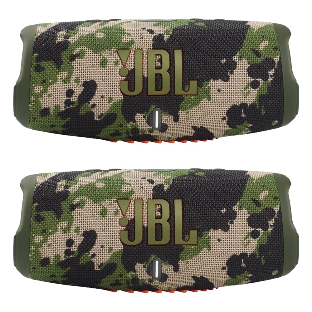 JBL Charge 5 Portable Waterproof Bluetooth Speaker with Powerbank - Pair Camo Camo