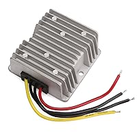 Vista 1 de DROK - Reductor de voltaje de 36 V, 48 V a 12 V, 120 W, 10 A, CC a CC, impermeable, convertidor reductor de auto, 24-60 V, 24 V, 36 V, 36 V, 48 V a