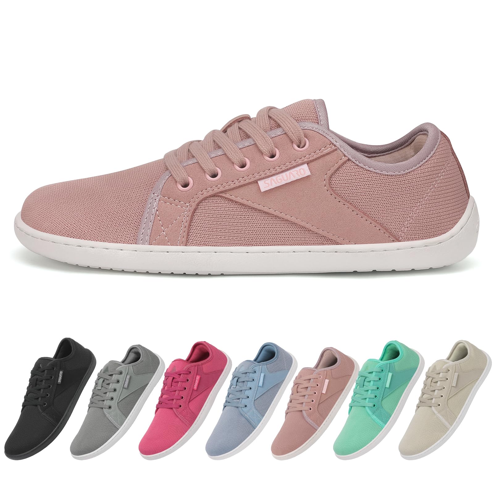SAGUARO Unisex Knit Scarpe Barefoot con Suola Zero Drop, Luck Ⅰ, Taglie 36-48