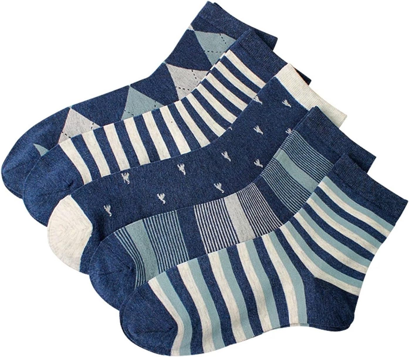 Socks Men Cotton Striped Long Comfortable Middle Tube Sports Running Man