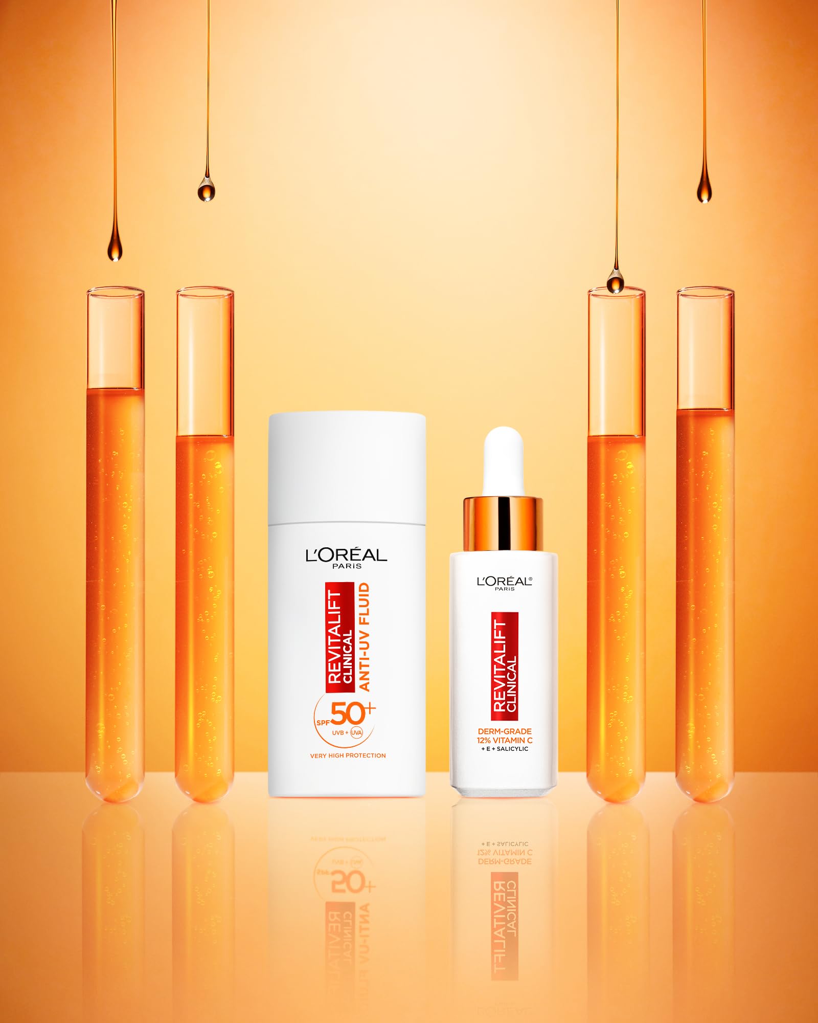L'Oréal Paris Revitalift Clinical Rozświetlający UV fluid SPF50+ z witaminą C*, 50 ml