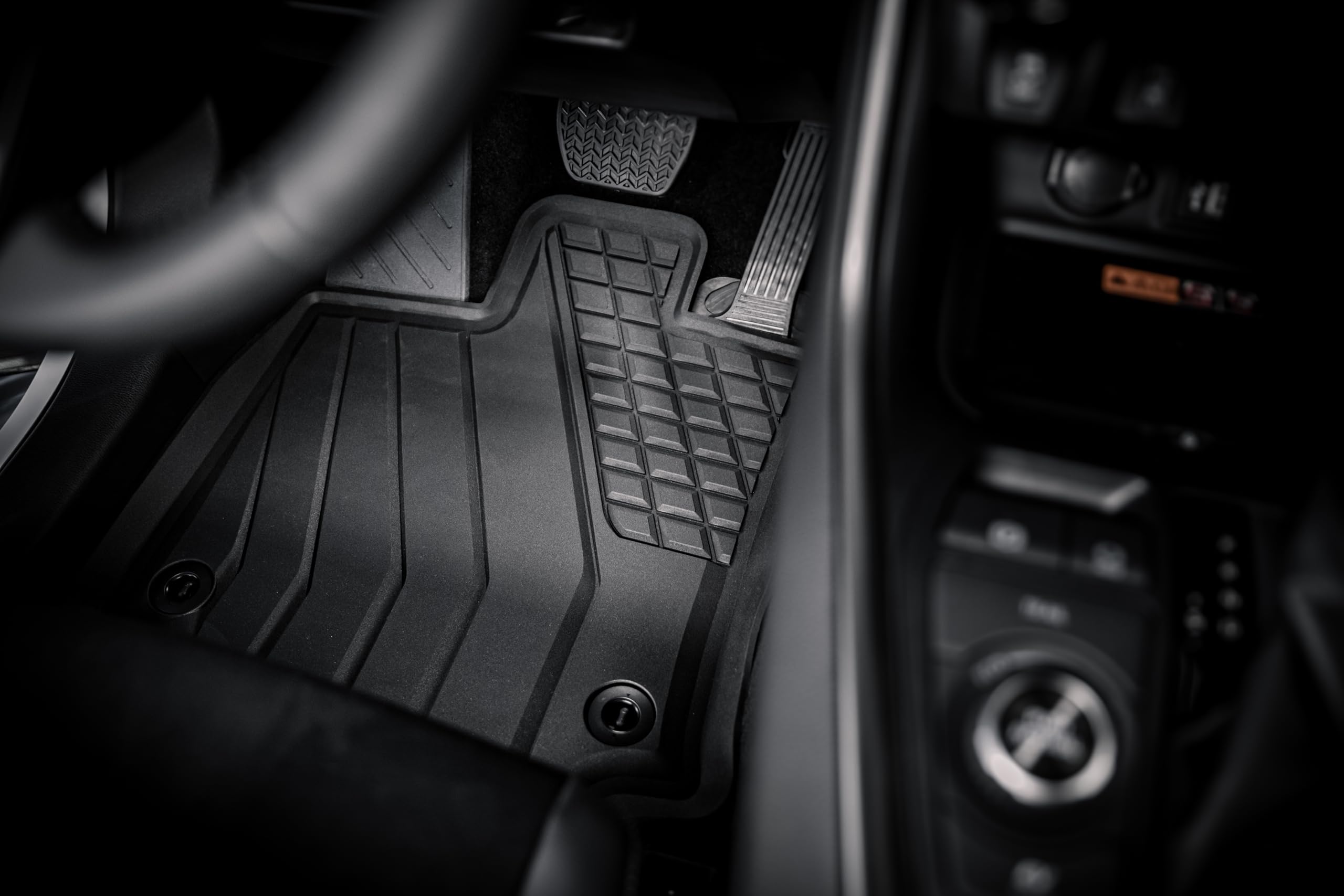 Tappetini auto ALLTIME a vaschetta in gomma 3D su misura per MG HS PHEV
