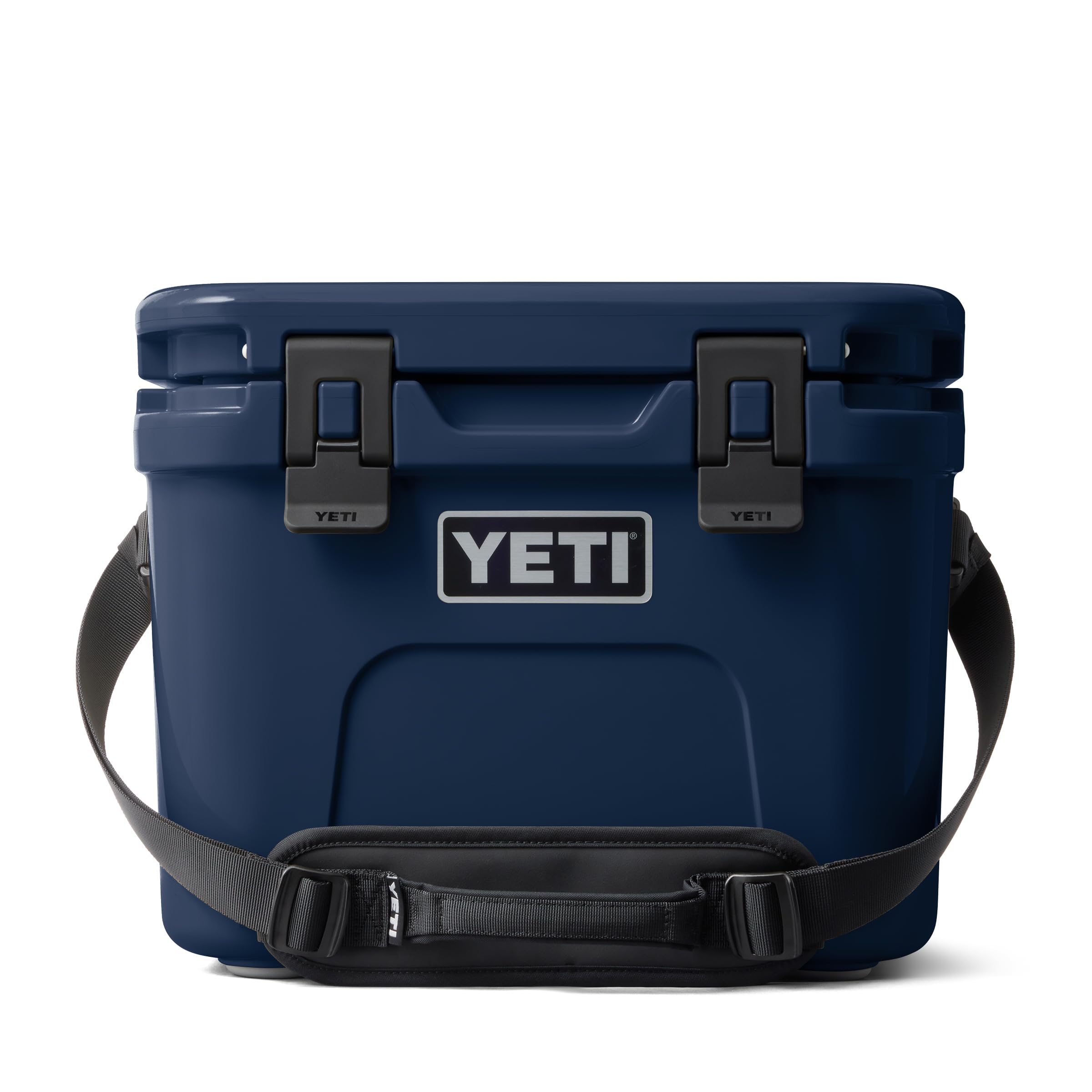 YETI Roadie 15 Hard Cooler with DoubleDuty Shoulder Strap, Navy