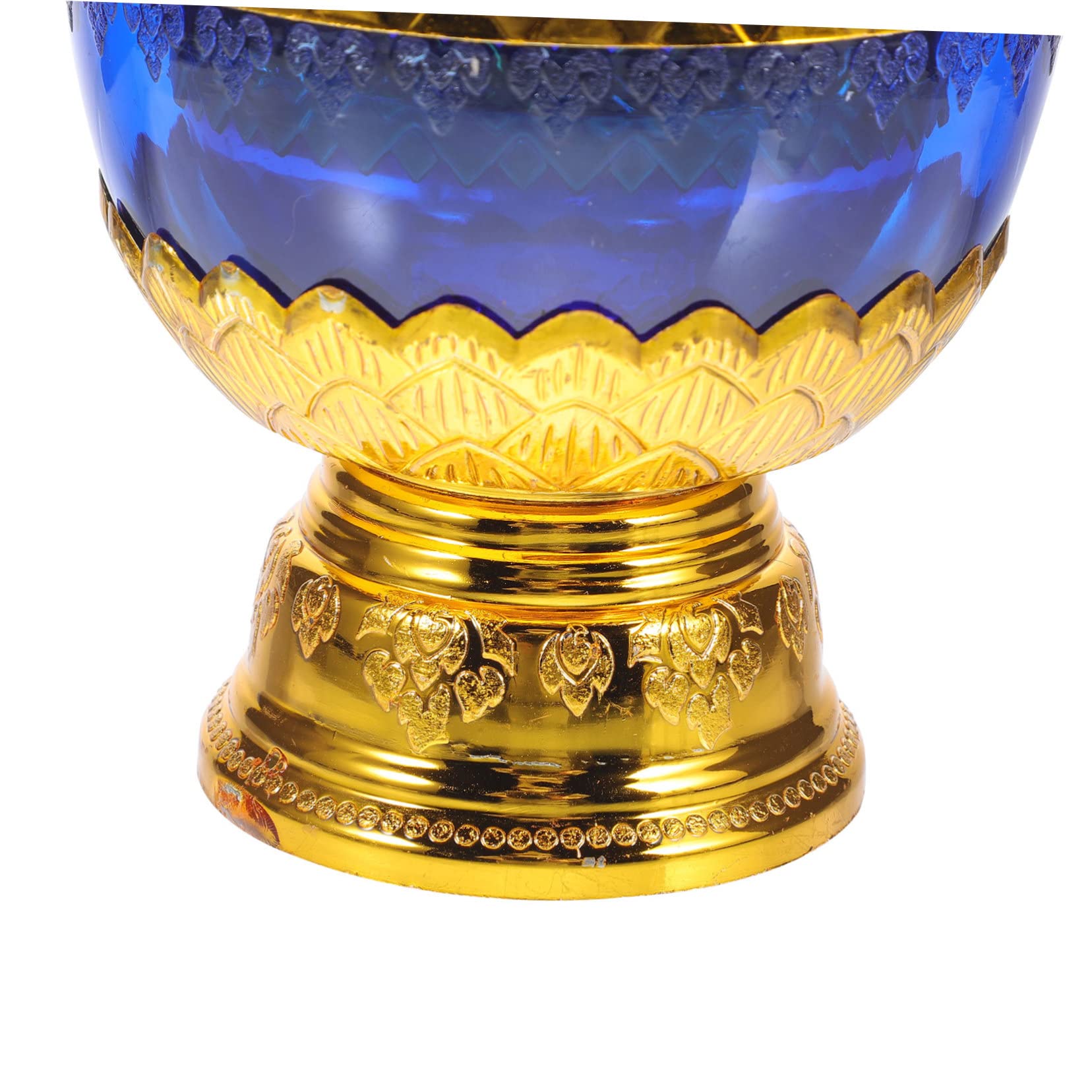 Cabilock 2 Sets Ceramic Holy Water Offering Cup Delicate Wine Cup Tabletop Buddhism Wear-resistant