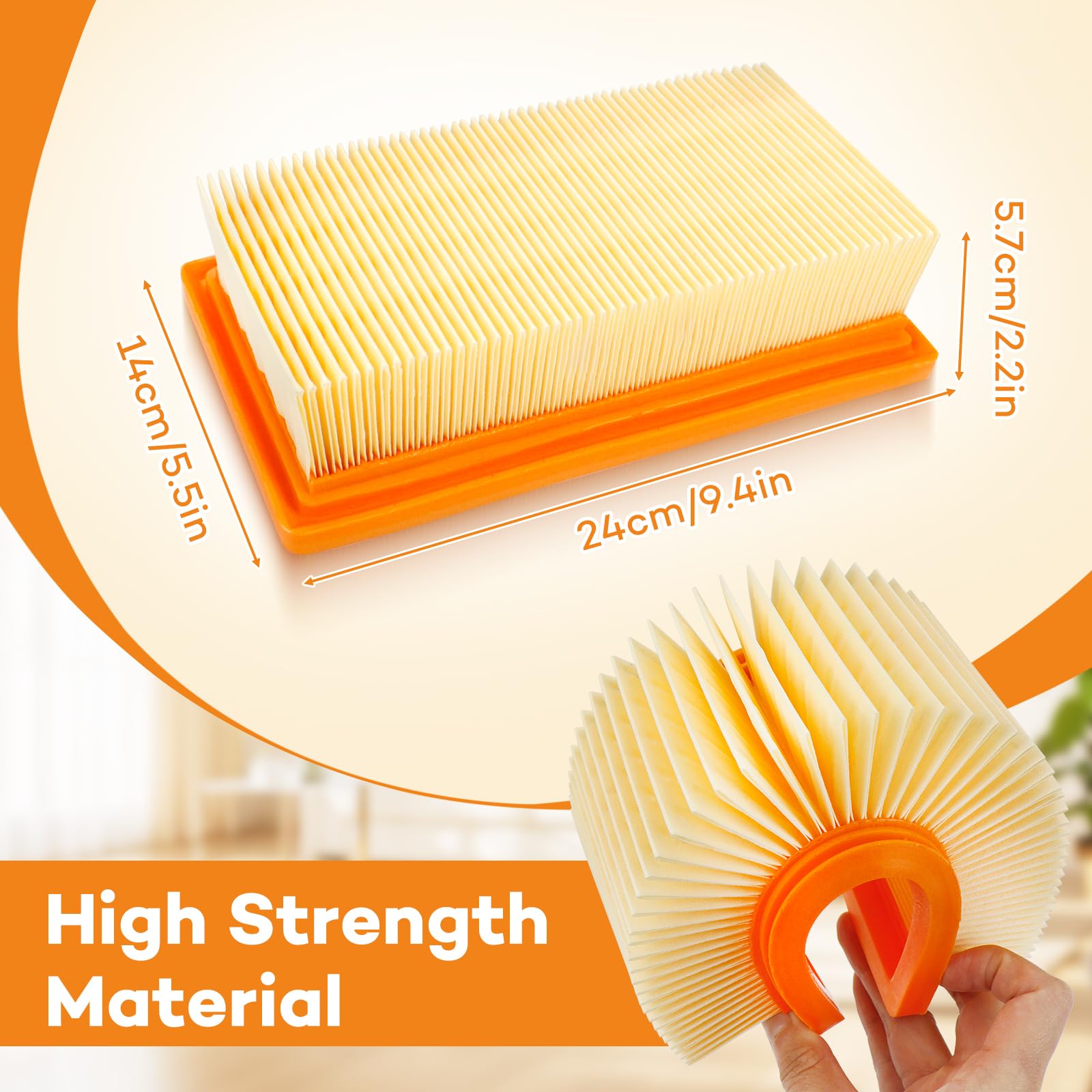 2 peças de filtro para Hilti VC 20 U VC 40 U UM (LF 4), para peças 2 peças de filtro para Hilti VC 20 U VC 40 U UM (LF 4), para peças