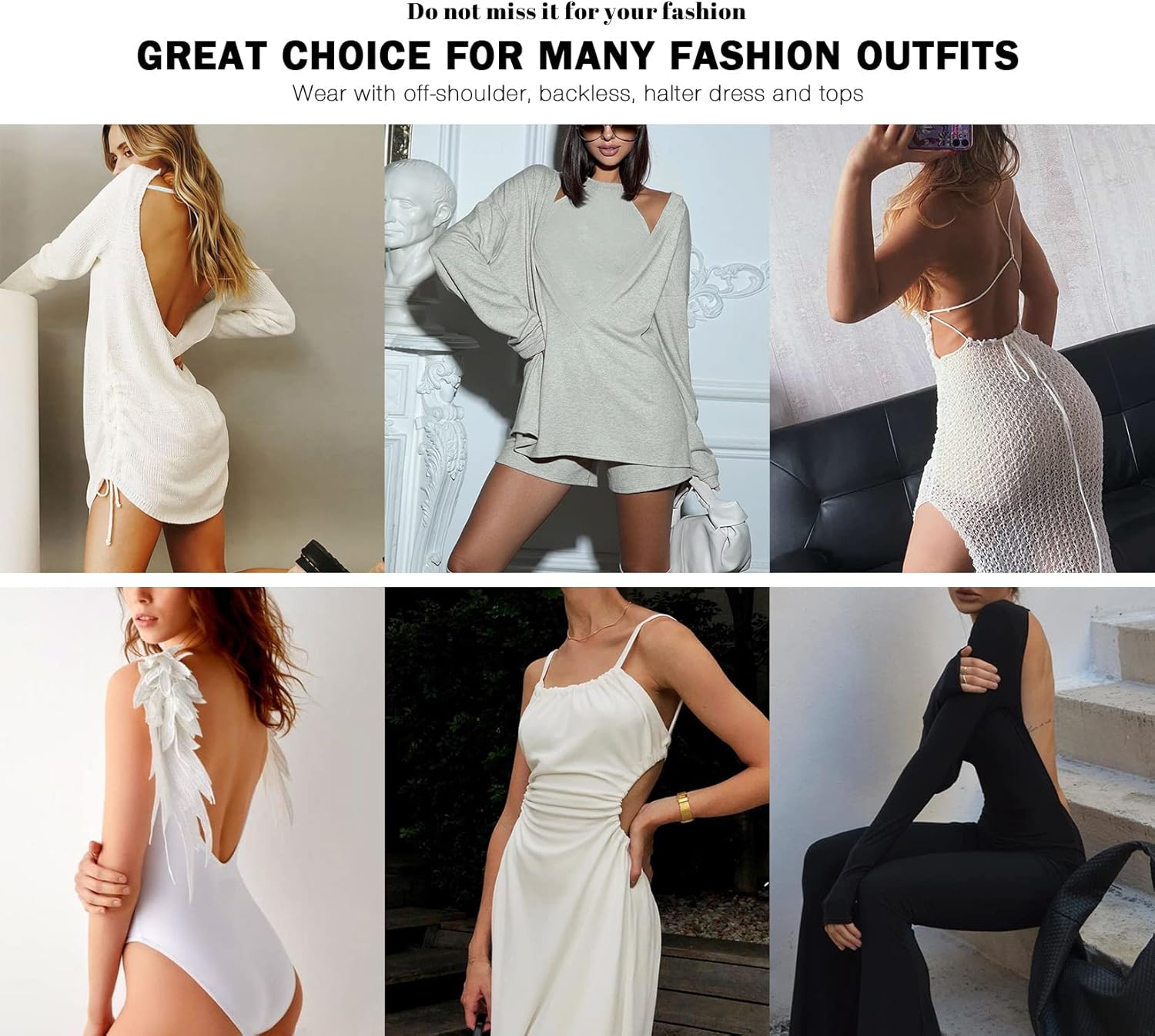 Sticky Strapless Backless Push Up Bras for Women Self Adhesive Underwired Padded Reusable Stick on Bra - Image 5