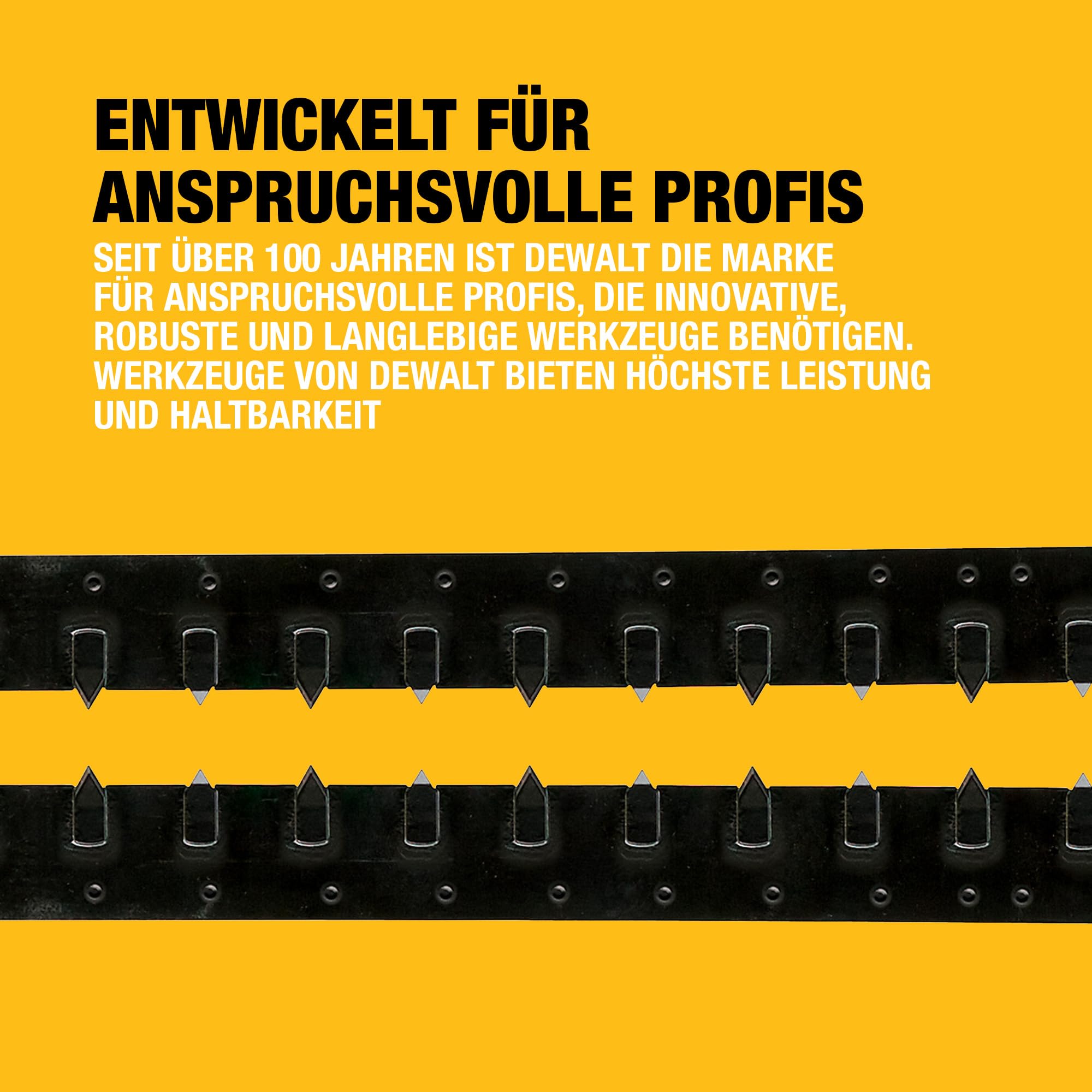 DEWALT Alligator HM Spezialsägeblatt 2-teilig, 430 mm, für Hochlochziegel bis 12 N/mm², passend für Alligator Sägen, DT1974-QZ