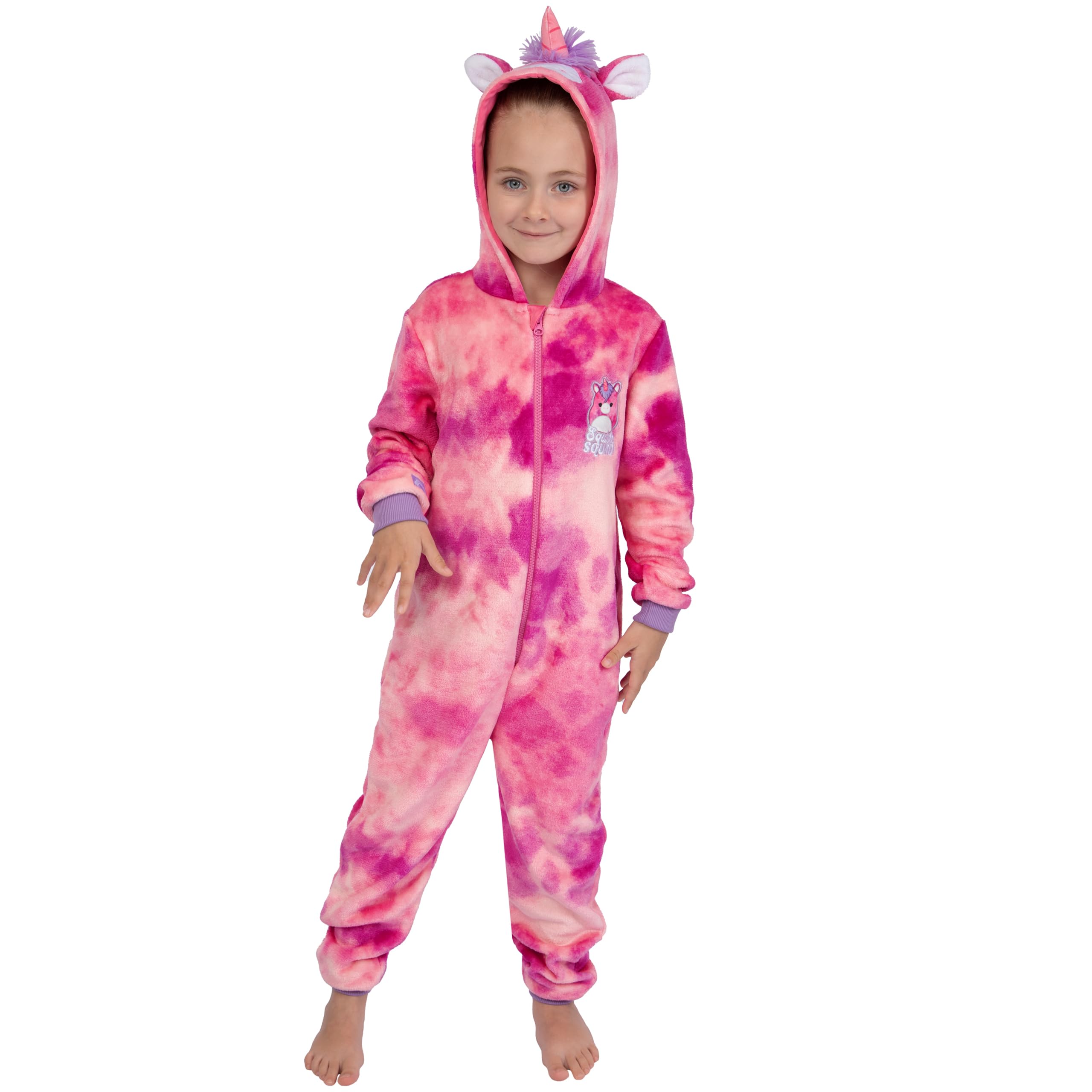 Squishmallows Pyjama Licorne Fille | Surpyjama Fille | Sombinaison Licorne Enfant | Licornes Surpyjama Polaire Enfant
