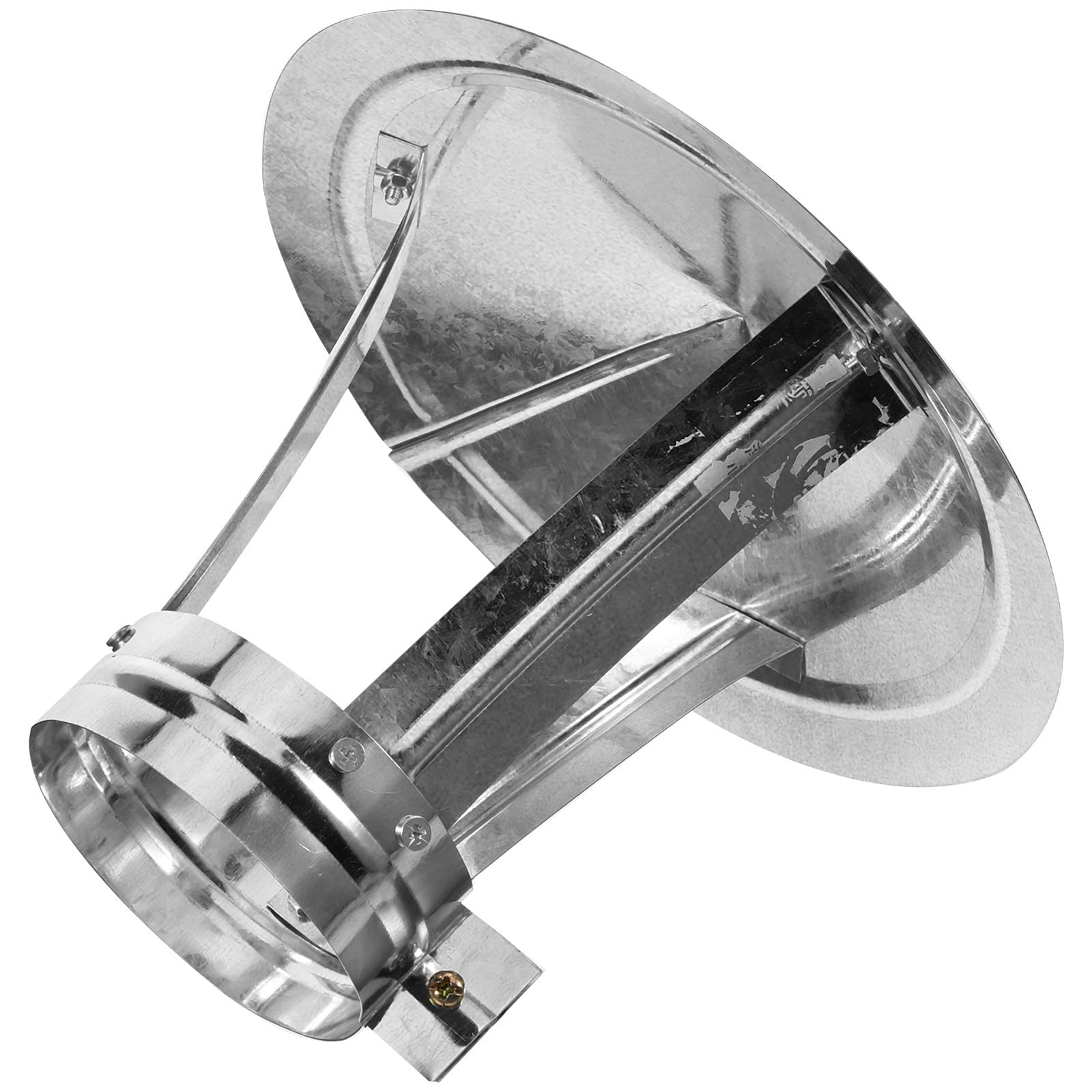 KGLHJDY Metal Chimney Cap 10Cm Diameter Rainproof Roof Vent Cover Outdoor Stove Flue Cowl Windproof Protector for Chimney Flue Pipe