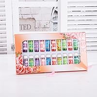 Vista 4 de Un paquete de 24 aceites aromáticos de perfume aromático en 12 aromas diferentes de 0.17 onzas líquidas cada botella