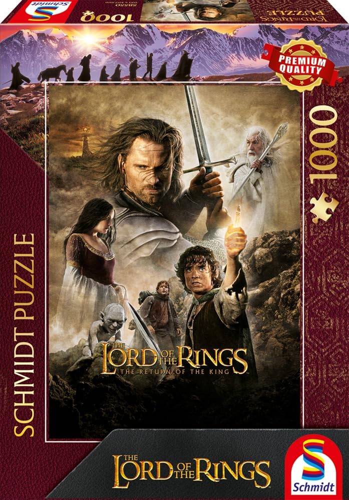 Schmidt Spiele 58550 Lord Dr Rings The Return of The Ring 1000 Piece Puzzle