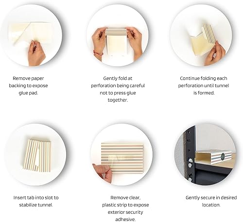 Miniatura 6 de Trampas adhesivas para insectos, 8 unidades, almohadillas decorativas de pegamento "camas para insectos", estéticas, no tóxicas, para interiores,