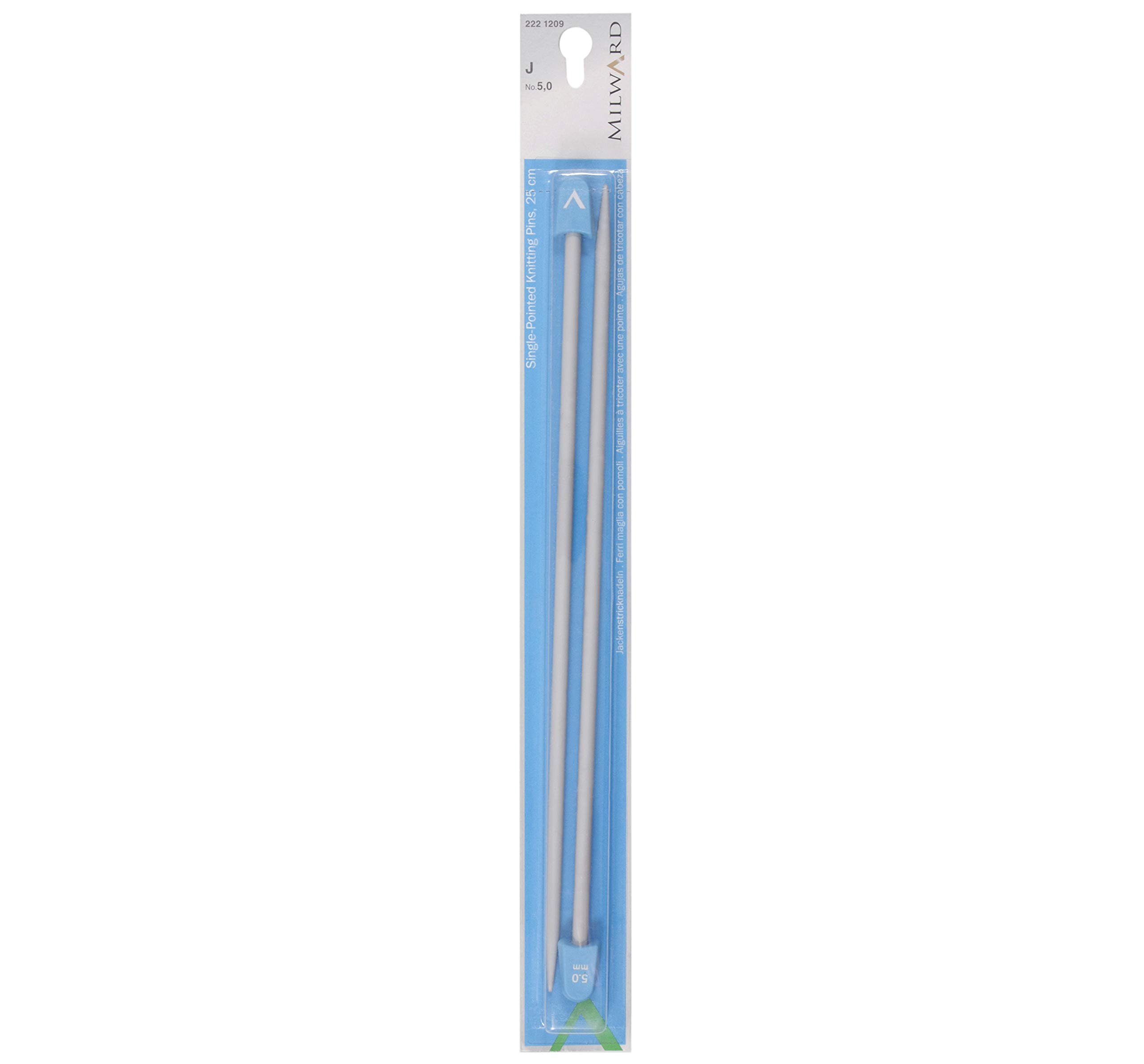 Single Point Knitting Needles, 25cm, 5.0mm