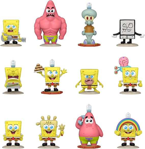 Funko Mystery Mini - SpongeBob Squarepants 25th - 1 Of 12 to Collect - Styles Vary - Spongebob Squarepants - Collectable Vinyl Figure - Gift Idea - Official Merchandise - Toys for Kids & Adults
