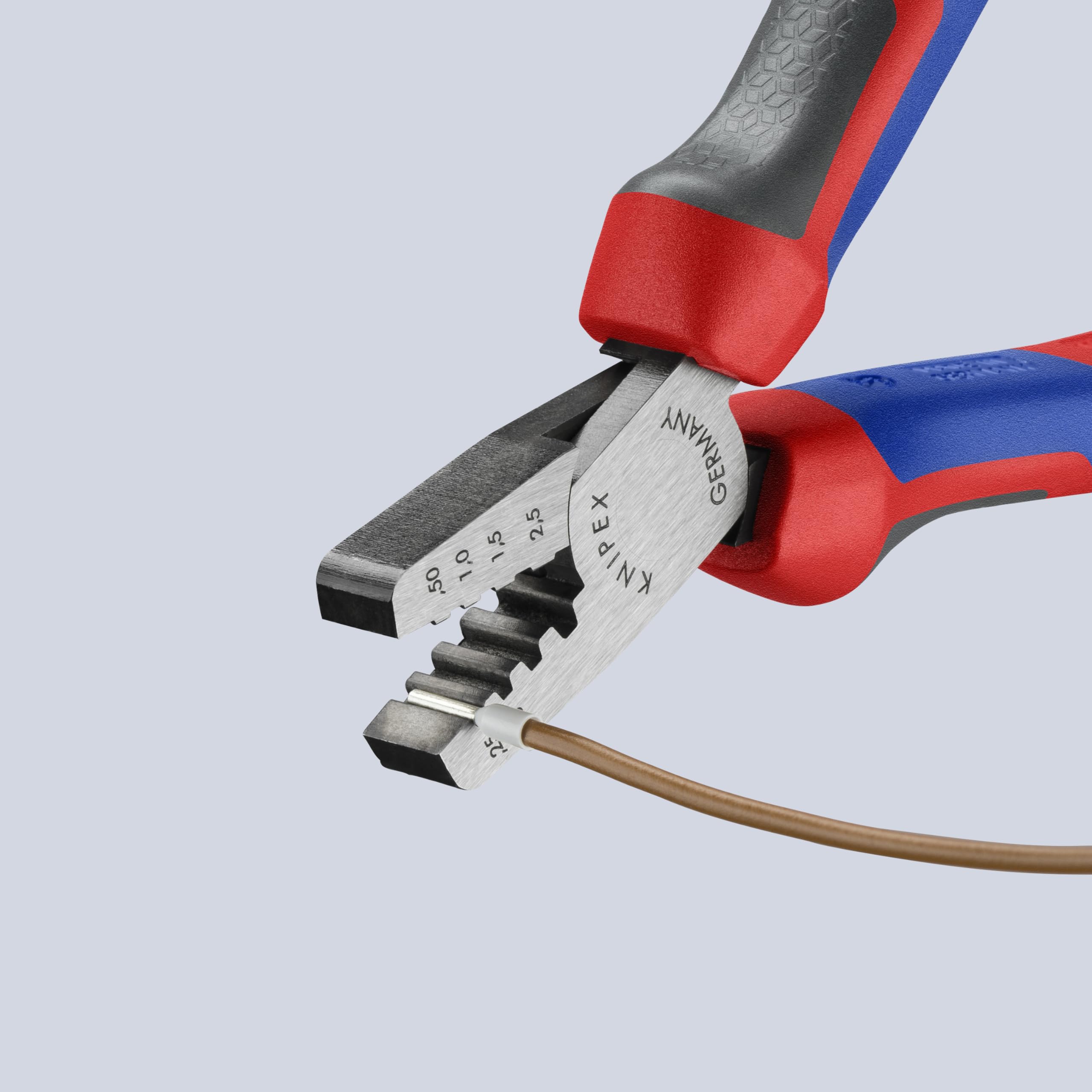 KNIPEX Pinza crimpatrice per puntali