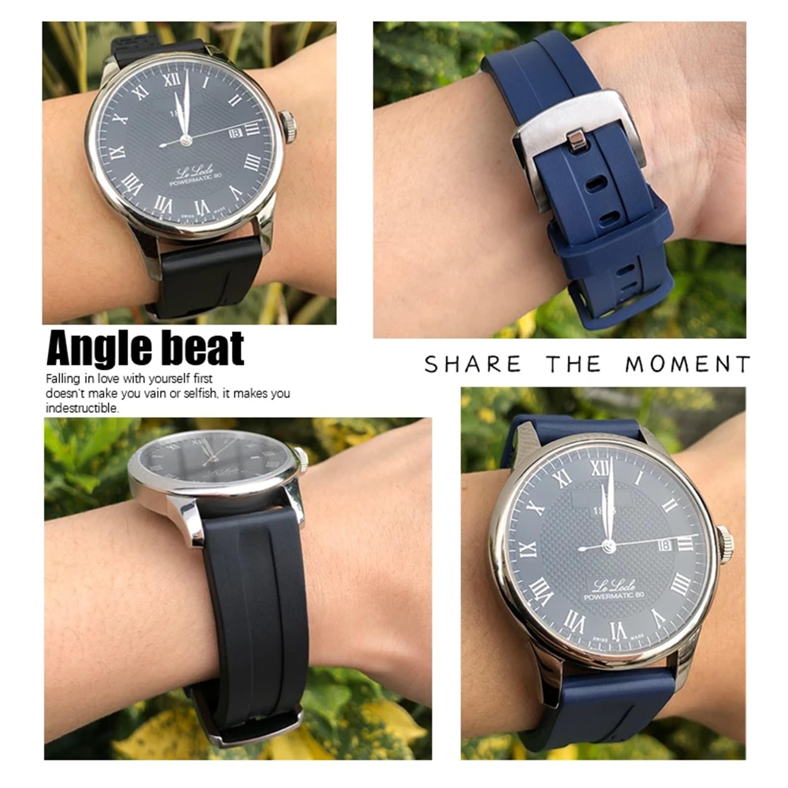 Correa de reloj de 19 mm y 20 mm para Tissot T114417 T114, correa de silicona de goma suave, cierre de mariposa, pulseras deportivas impermeables